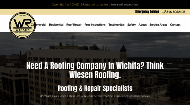 wiesenroofing.com