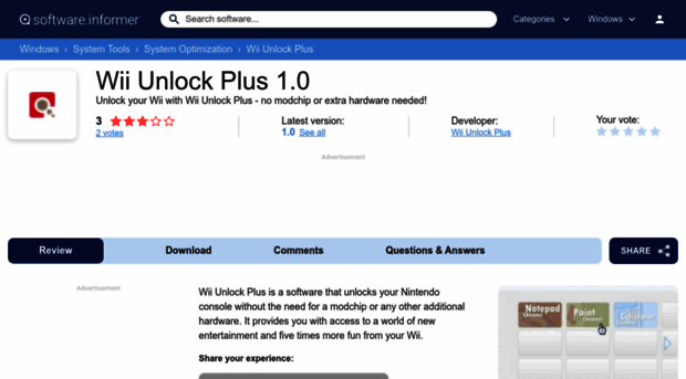 wii-unlock-plus.software.informer.com