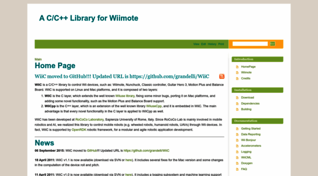 wiic.sourceforge.net