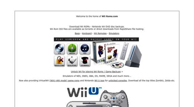 all nintendo wii roms