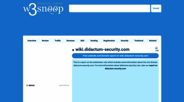 wiki.didactum-security.com.w3snoop.com