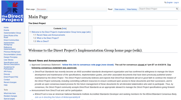 wiki.directproject.org