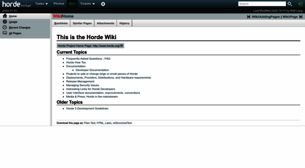 wiki.horde.org