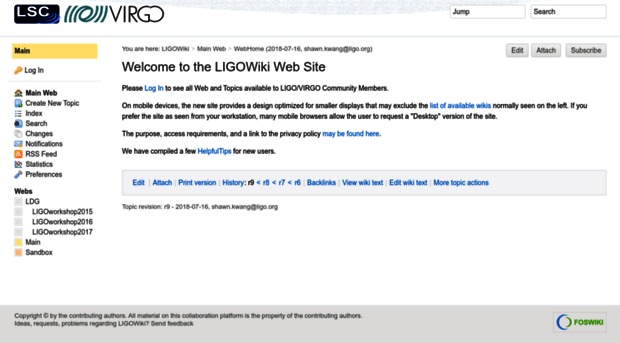 wiki.ligo.org