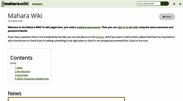 wiki.mahara.org