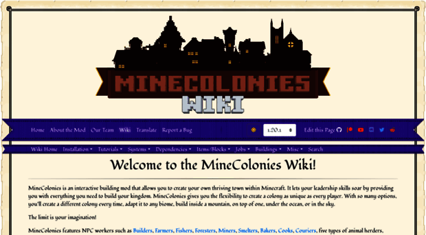 Homepage  MineColonies Wiki