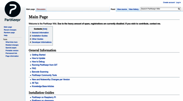 wiki.partkeepr.org