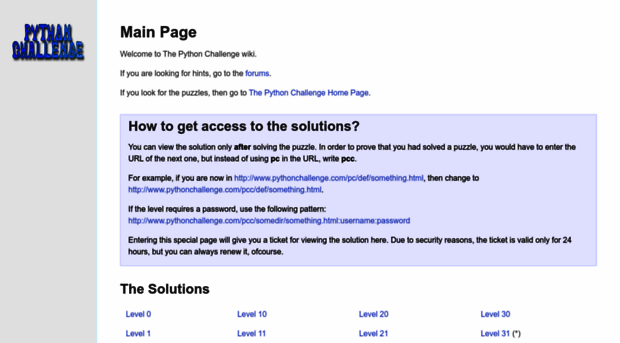 wiki.pythonchallenge.com