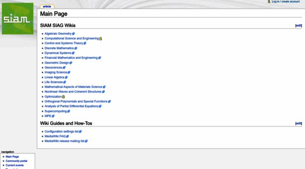 wiki.siam.org