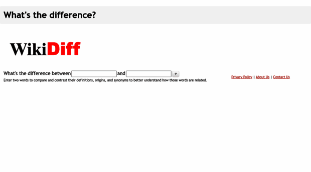 wikidiff.com