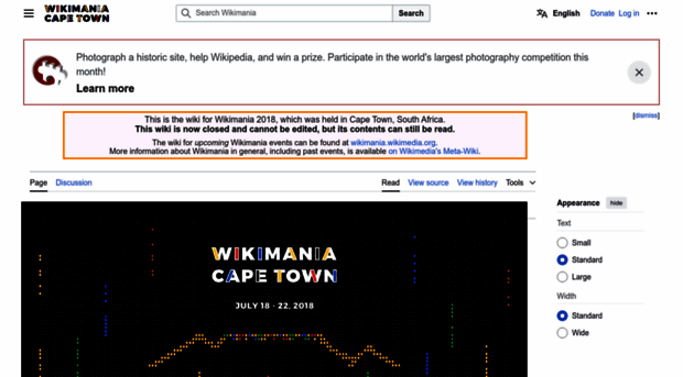 wikimania2018.wikimedia.org