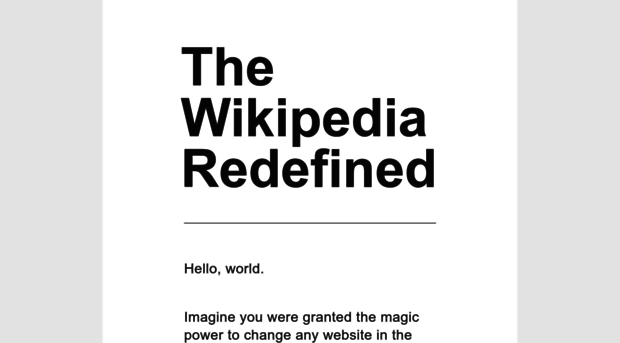 wikipediaredefined.com