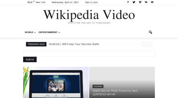 wikipediavideo.com