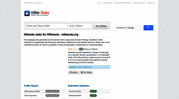wikiseda.org.usitestat.com