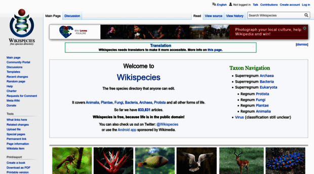 wikispecies.com