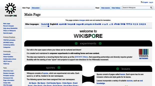 wikispore.wmflabs.org