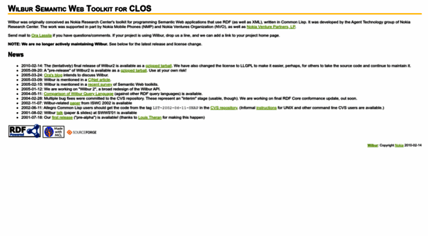 wilbur-rdf.sourceforge.net
