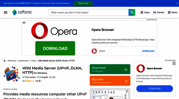 wild-media-server-upnp-dlna-http.en.softonic.com