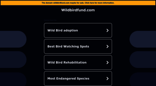 wildbirdfund.com