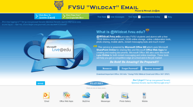 wildcatmail.fvsu.edu