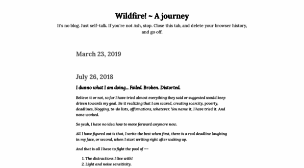 wildfire.writeas.com