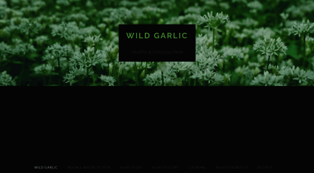 wildgarlicseason.com