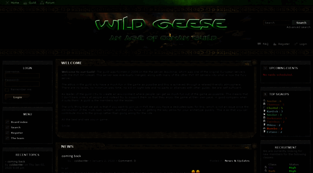 wildgeeseguild.com