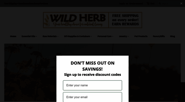 wildherbsoap.com