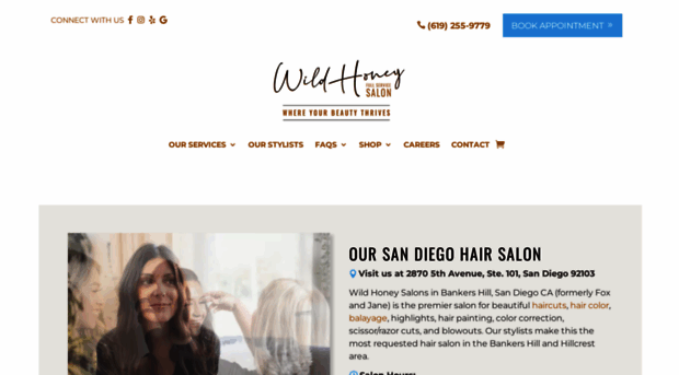 wildhoneysalons.com