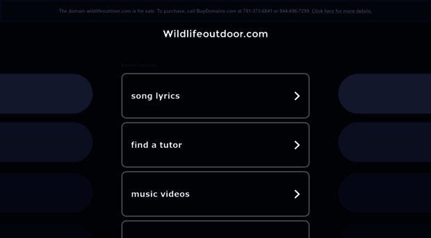 wildlifeoutdoor.com