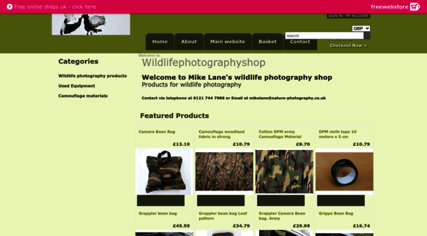 wildlifephotographyshop.com