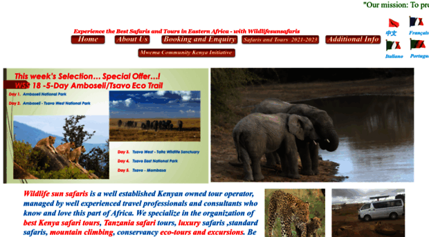 wildlifesunsafaris.com