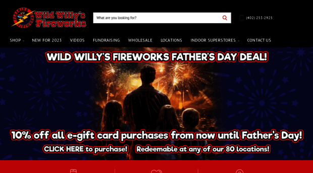 wildwillysfireworks.com