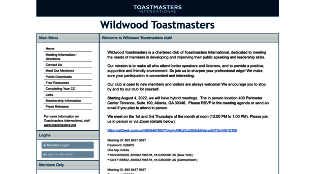 wildwood.toastmastersclubs.org