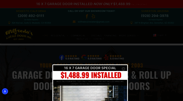 wilfredosgaragedoor.com