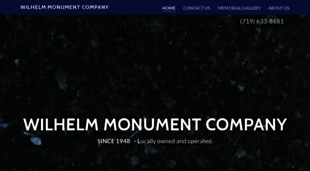 wilhelmmonumentco.com