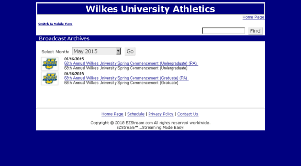 wilkesathletics.ezstream.com