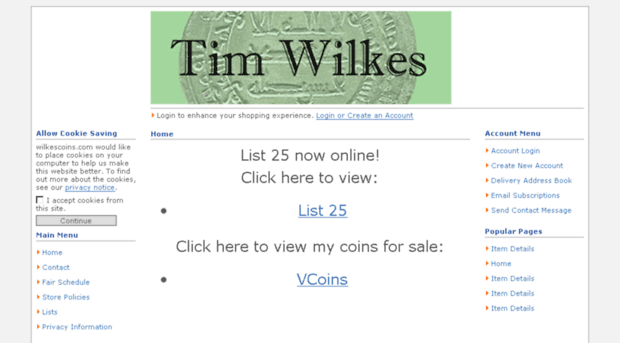 wilkescoins.com