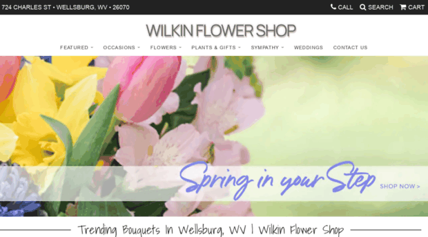 wilkinflowershop.com