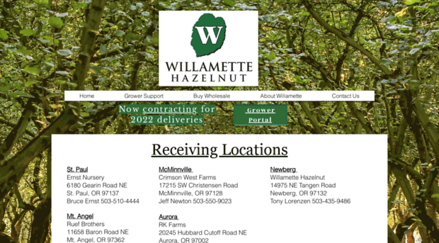 willamettehazelnut.com