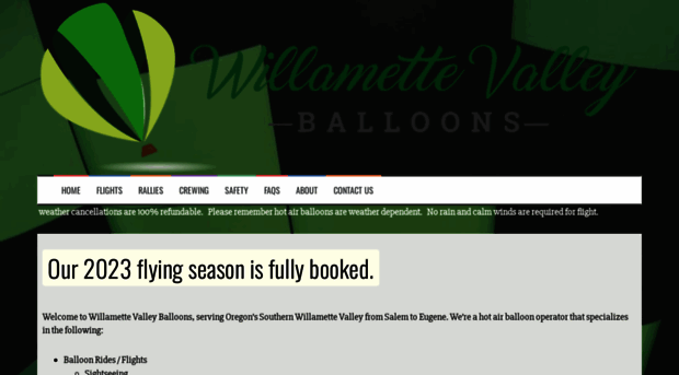 willamettevalleyballoons.com