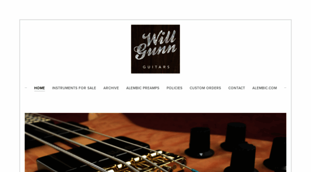 willgunnguitars.com