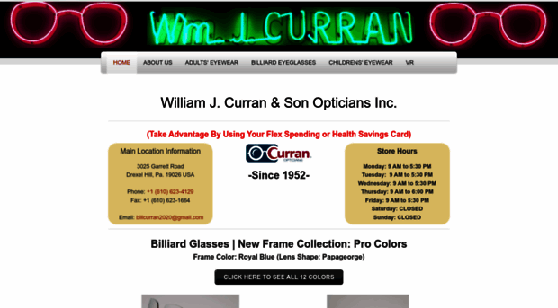 williamcurranopticians.com