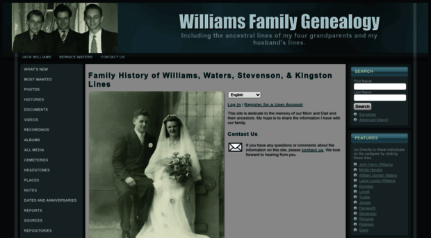 williamsfamilytrees.com