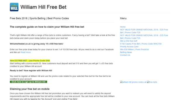 williamsfreebet.co.uk