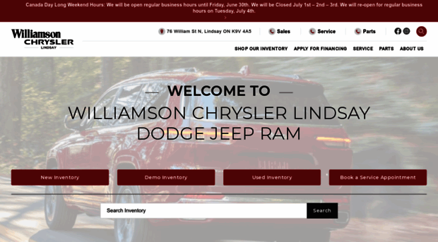 williamsonchryslerlindsay.ca