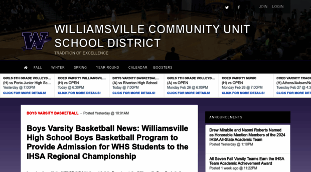 williamsvilleathletics.org