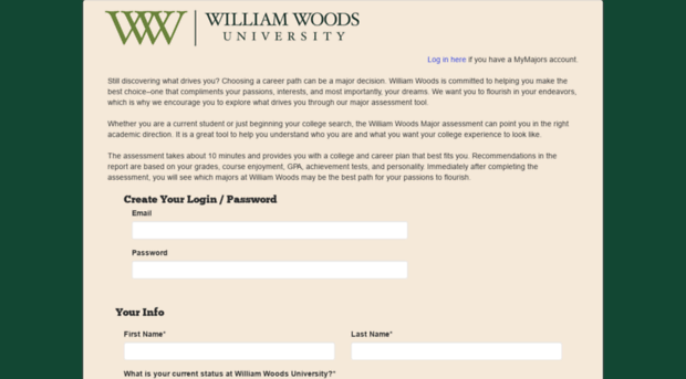 williamwoods.mymajors.com