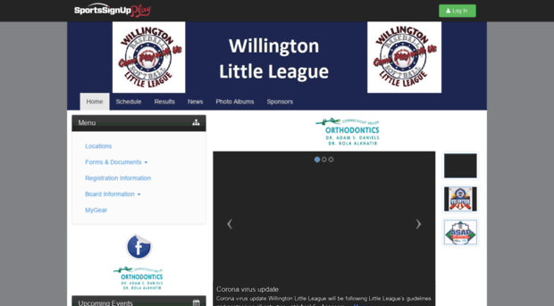 willingtonlittleleague.com