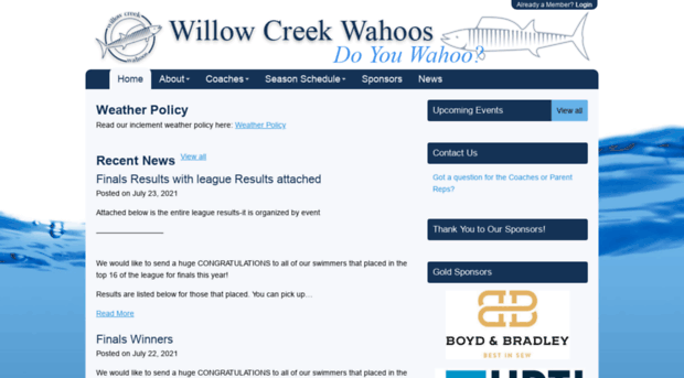 willowcreekwahoos.swimtopia.com